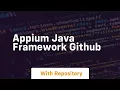 appium java framework github