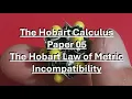 The Hobart Calculus Paper 05 The Hobart Law of Metric Incompatibility