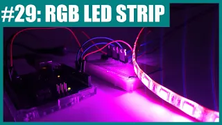Analog RGB LED Strip Control with Arduino Lesson
