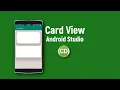 CardView in Android studio