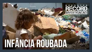 Repórter Record Investigação mostra o retrato desumano de crianças que trabalham em lixão no Ceará
