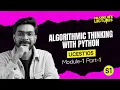 B Tech S1 Algorithmic thinking with Python CHANDRA BATCH - DEMO CLASS Franklin s lectures KTU