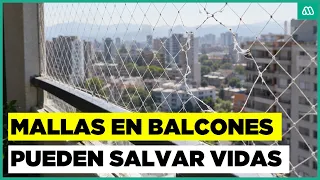 Mallas en terrazas pueden salvar vidas: Las claves para su correcta instalación y mantención