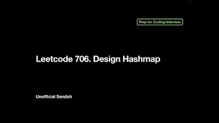 Leetcode 706 Design Hashmap