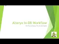 Alteryx MySQL In DB Workflows