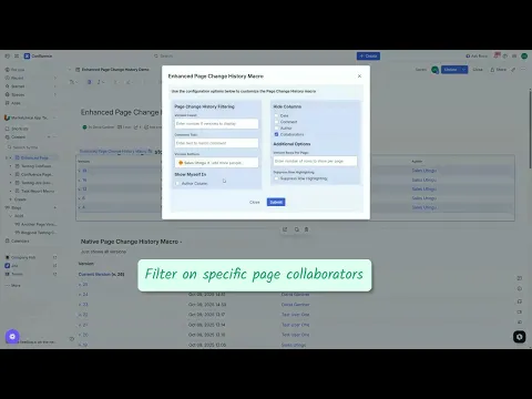 watch Enhanced Page Change History Macro video