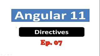 Angular 11 Directives Directives in Angular Application Component Directive Attribute Directive