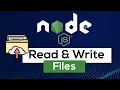 NodeJs Reading and Writing to files