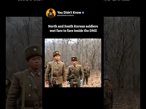 The Meeting Between North and South Korean Soldiers #Shorts