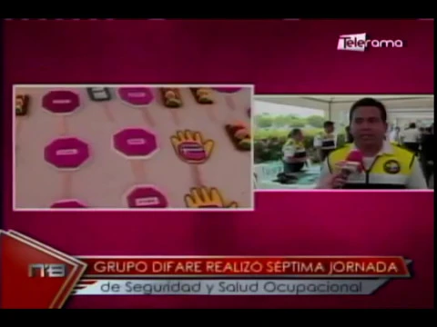 Grupo Difare realizó séptima jornada de seguridad y salud ocupacional