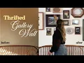 farmhouse style gallery wall on a budget thrifted frames