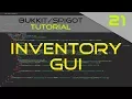 Minecraft Plugin Tutorial Inventory GUI