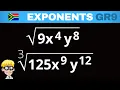 Grade 9 Exponents Square Roots Cube Roots