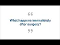 What happens immediately after a plastic surgery procedure