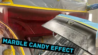 HOW TO Paint MARBLE CANDY Effect with Automotive Waterborne Paint