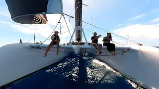 Crossing the South Atlantic Ocean – Namibia to Saint Helena – Sailing Greatcircle (ep.328)
