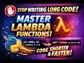 Python Lambda Function Explained in Tamil Anonymous Function Made Easy