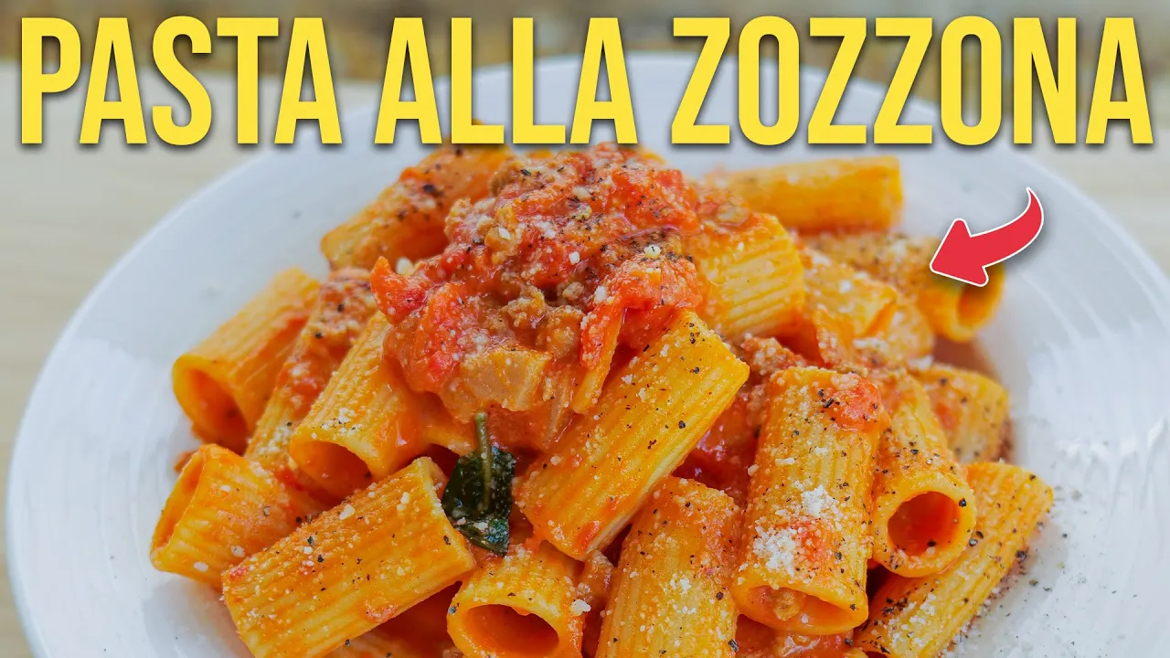 How to Make PASTA ALLA ZOZZONA - The Cousin of Carbonara who Likes Red Sauce