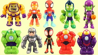 Help Choose Toys For A Pretend Play Story 🔴 Spidey And His Amazing Friends 🟢 Hulk Robot Armor 🤖