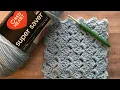 How to Crochet The Slanted Shell Stitch Slanted Shell Stitch