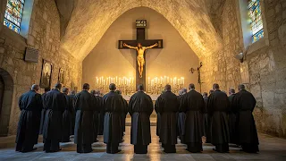 Gregorian Chants Compilation | Prayer in Sacred Ambience of Catholic Monastery