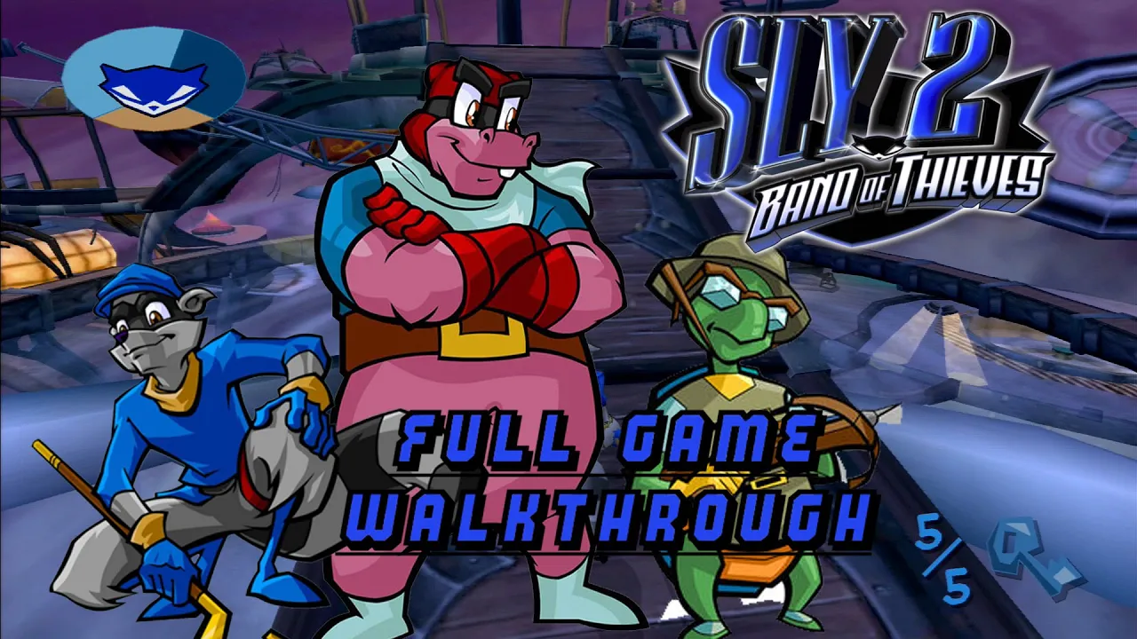 Sly 2 - Full Game Walkthrough - No Commentary 1080p60fps