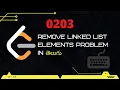 Remove Linked List Elements Leetcode 203 in Telugu