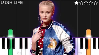 zara larsson lush life easy piano tutorial