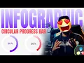Create Stunning Circular Progress Bars in DaVinci Resolve 19 Infographic Tutorial