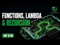 Functions Lambda Recursion in Python for Automotive Engineers Day