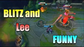 Blitz and Lee Funny moments League of Legends Silver