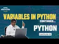 Variable In Python Continued Python Free Course in Kannada Entri Elevate Coding