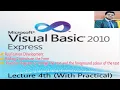 Application Development in Visual Basic Adding Controls on the Form Practical in Visual Basic