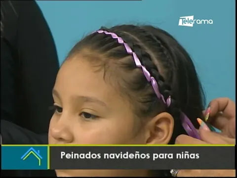 Peinados navideños para niñas