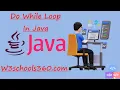 Do While Loop in Java Hindi W3schools