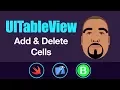 UITableView Add Delete Cells Swift 4 Xcode 9