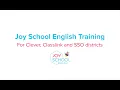 Joy School English Clever Classlink SSO Abbreviated Teacher Training
