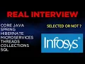 Infosys Learn from the mistakes of this candidate real time java interview