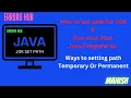 ERROR JAVAC NOT FOUND FILE NOT FOUND RUN FIRST JAVA PROG AND USER INPUT FACTORIAL JDK SET PATH