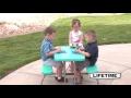 Lifetime 60219 Aqua Children s Picnic Table