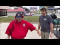 Cleetus McFarland his team stop by Suncoast Carts Unlimited to pick up their new custom cart