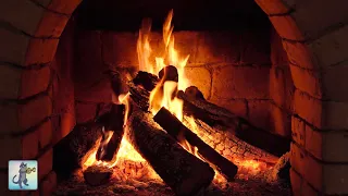 Warm Relaxing Fireplace Burning Fireplace With Crackling Fire Sounds NO MUSIC 