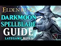 Elden Ring Dark Moon Greatsword Build Guide - How to Build a Darkmoon Spellblade Level 100 Guide
