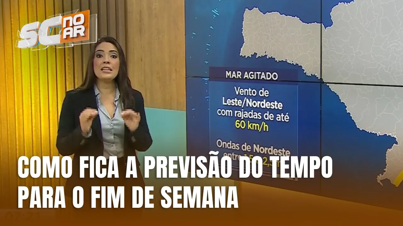 Central do Tempo - Confira a previsão do tempo para o fim de semana em SC