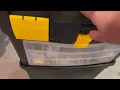 Portable Toolbox with Wheels - Stackable Tool Chest with Drawers