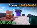 How to Make a 1 000 000 000 Coins in under 1 Minute Hypixel Skyblock