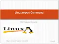 Linux export Command