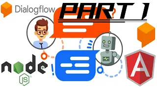 Chatbot App using Angular Node js Dialogflow - Part 1 Demo