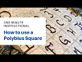 One Minute Instructional The Polybius Square Cipher