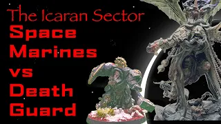 2000 Points Space Marines vs Death Guard 11th Edition Dominatus Warhammer 40k Battle Report